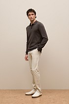 Merino Long Sleeve Polo