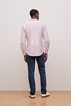 Regular Fit Yarn Dyed Stripe Oxford Shirt