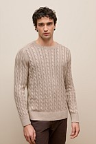 Linen Cotton Cable Crew