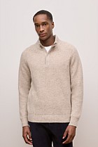 Merino Nep Half Zip Pullover