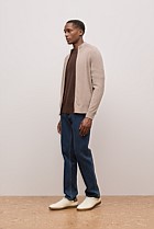 Cashmere Zip Through Knit