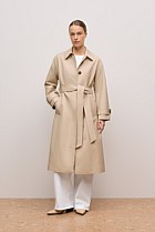 Double Cloth Longline Trench Coat