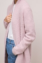 Brushed Alpaca Longline Cardigan