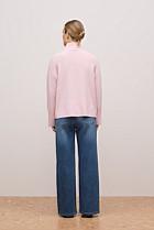Alpaca Merino Blend Relaxed Mock Neck