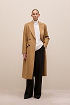 Italian Wool Cashmere Longline Coat