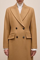 Italian Wool Cashmere Longline Coat