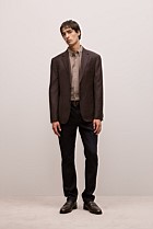 Italian Wool Check Blazer