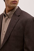 Italian Wool Check Blazer