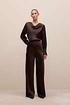 Satin Bias Cut Pant