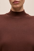 Merino Mock Neck