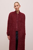Brushed Alpaca Longline Cardigan