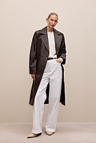 Leather Trench Coat