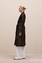 Leather Trench Coat