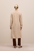 Brushed Alpaca Longline Cardigan