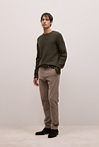 Merino Cable Detail Crew