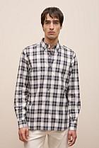 Ombre Check Shirt