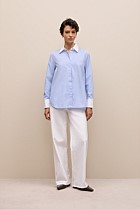 Jacquard Stripe Contrast Shirt