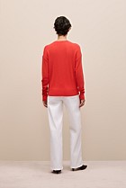 Merino Cashmere Forward Shoulder Seam Crew