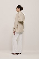 Short Belted Trench Coat