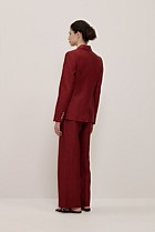 Linen Twill Single Breasted Blazer