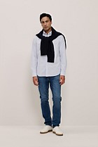 Regular Fit Wide Stripe Oxford Shirt