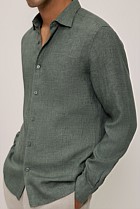 Tailored Fit Delave Linen Shirt