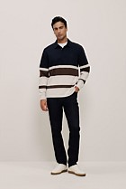 Bold Stripe Monogram Rugby