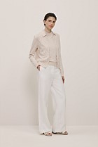 Cotton Cashmere Mock Neck Tank