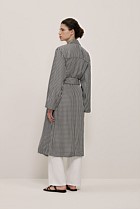 Gingham Lightweight Trench Coat