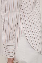 Yarn Dyed Poplin Stripe Shirt