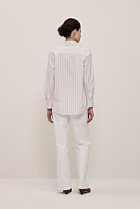 Yarn Dyed Poplin Stripe Shirt