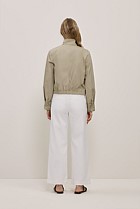 Funnel Neck Bomber Jacket