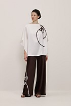 Camie Lyons x Trenery Silk Top