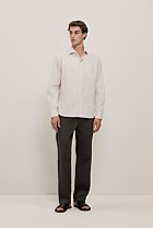 Garment Dyed Cotton Twill Shirt