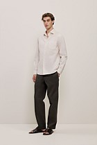 Garment Dyed Cotton Twill Shirt