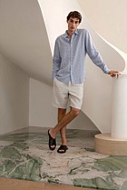 Heath Linen Long Sleeve Shirt