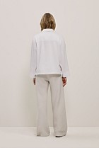 Linen Blend Panel Detail Jacket