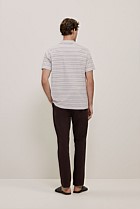 Jacquard Stripe Polo