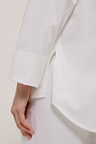 Poplin Relaxed Longline Shirt