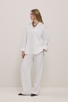 Poplin Relaxed Longline Shirt