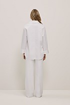Poplin Relaxed Longline Shirt