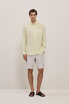 Yarn Dyed Linen Relaxed Short