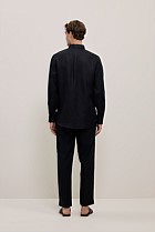Regular Fit Linen Classic Long Sleeve Shirt