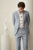 Textured Linen Blazer