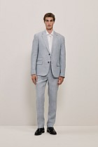 Textured Linen Blazer