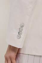 Linen Cotton Double Breasted Blazer