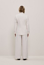 Linen Cotton Double Breasted Blazer
