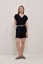 Stretch Linen Blend Short