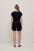 Stretch Linen Blend Short