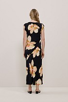 Caelia Draped Bias Dress